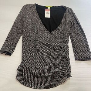 NWT Sigrid Olsen Rustic Vineyard Top Blouse Size Small New